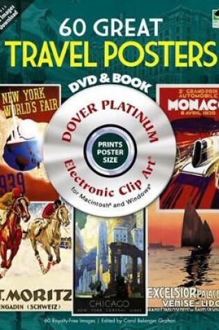 Cover of 60 Great Travel Posters Platinum DVD and Book