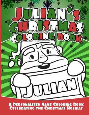 Book cover for Julian's Christmas Coloring Book