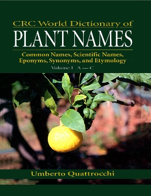 Book cover for CRC World Dictionary of Plant Names