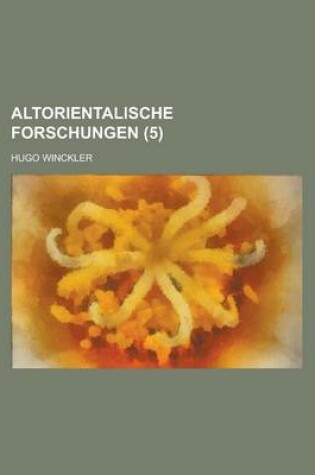 Cover of Altorientalische Forschungen (5 )