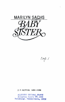 Book cover for Sachs Marilyn : Baby Sister (Hbk)