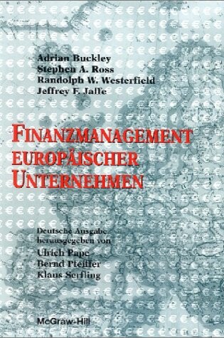 Cover of Finanzmanagement Europaischer Unternehmen : German Version