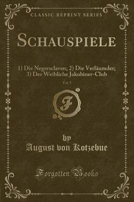 Book cover for Schauspiele, Vol. 5