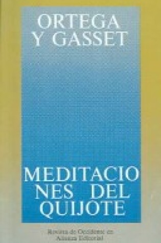 Cover of Meditaciones del Quijote