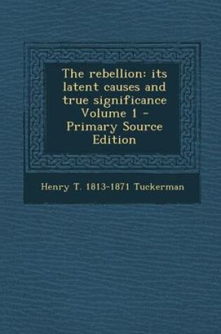 Cover of The Rebellion