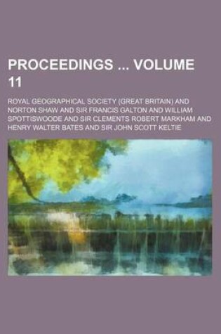 Cover of Proceedings Volume 11