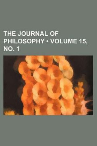 Cover of The Journal of Philosophy