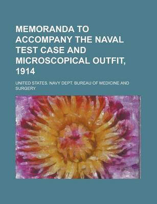 Book cover for Memoranda to Accompany the Naval Test Case and Microscopical Outfit, 1914