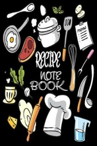 Cover of recipe notebook