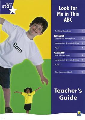 Cover of Rigby Star Shared Rec/P1 Non-Fiction: Look for me in this ABC Shared Reading Pk Framewk Ed