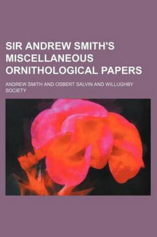 Cover of Sir Andrew Smith's Miscellaneous Ornithological Papers