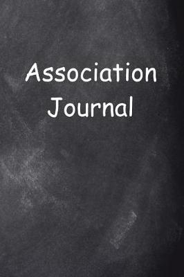 Book cover for Association Journal Chalkboard Design