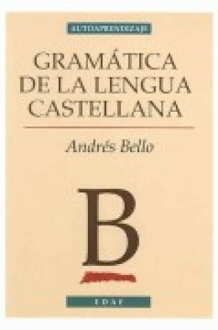 Cover of Gramatica de La Lengua Castellana