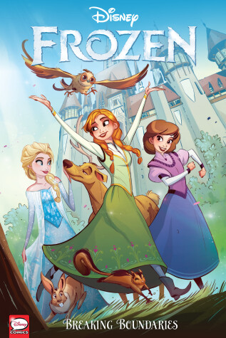 Book cover for Disney Frozen: Breaking Boundaries (Graphic Novel)