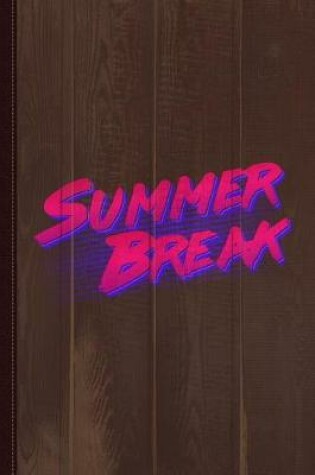 Cover of Summer Break Retro Journal Notebook