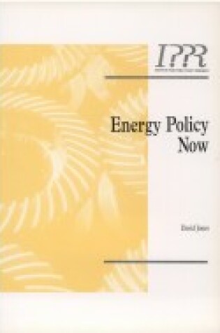Cover of Energy Policy Now