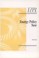 Book cover for Energy Policy Now