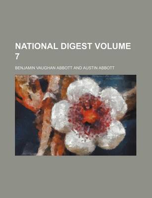 Book cover for National Digest Volume 7