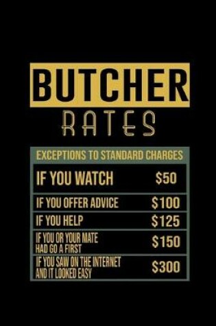 Cover of Butcher rates