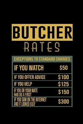 Book cover for Butcher rates