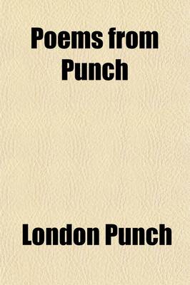 Book cover for Poems from Punch; 1841-1884