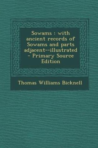 Cover of Sowams