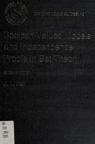 Cover of Boolean-valued Models in Set Theory