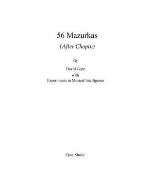 Book cover for 56 Mazurkas