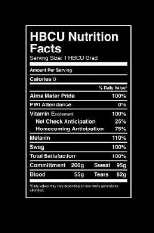 Cover of Hbcu Nutrition Facts