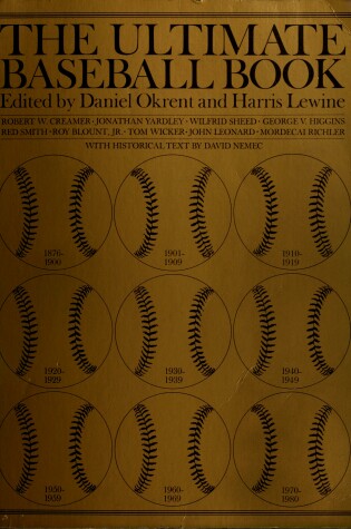 Cover of Untimate Baseball Bk Pa
