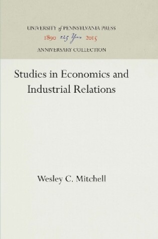 Cover of Studies in Economics and Industrial Relations