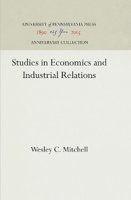 Book cover for Studies in Economics and Industrial Relations