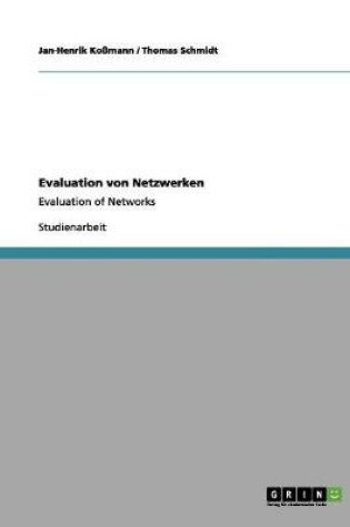 Cover of Evaluation von Netzwerken