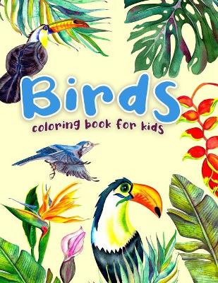 Book cover for Birds Coloring Book