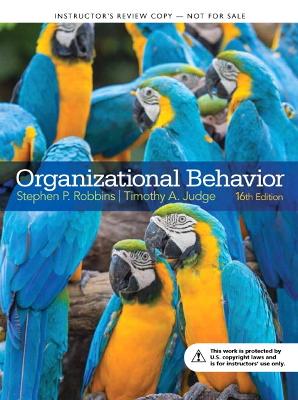 Book cover for Instructor's Review Copy for Organizational Behavior