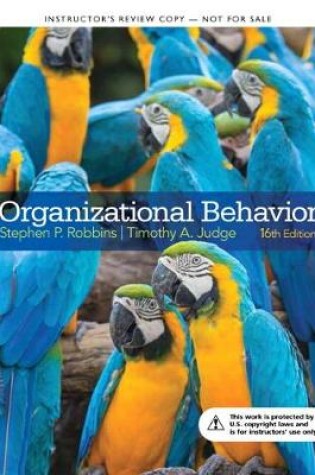 Cover of Instructor's Review Copy for Organizational Behavior