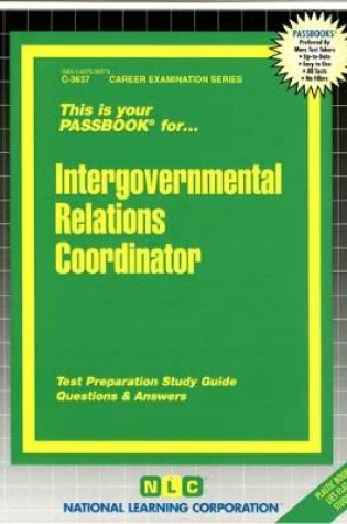 Cover of Intergovernmental Relations Coordinator