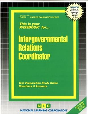 Cover of Intergovernmental Relations Coordinator