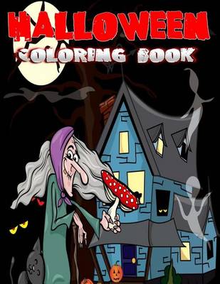 Book cover for Halloween Coloring Book