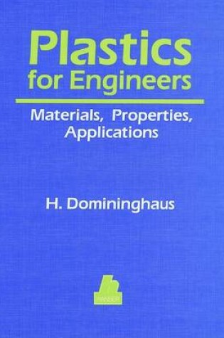 Cover of Plastics for Engineers