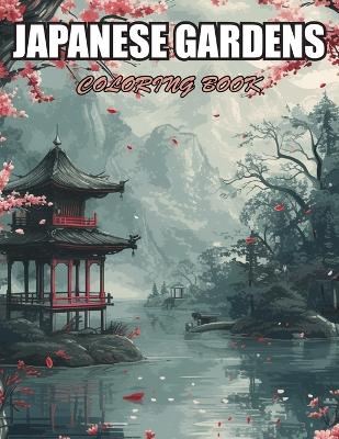 Book cover for Japanese Gardens Coloring Book