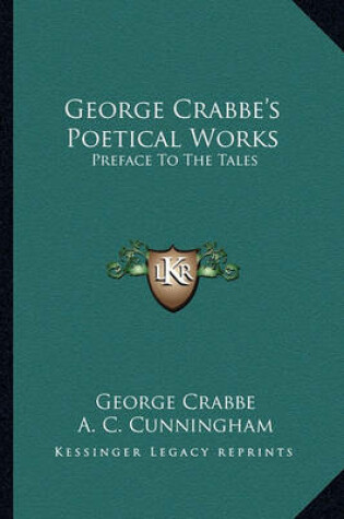 Cover of George Crabbe's Poetical Works