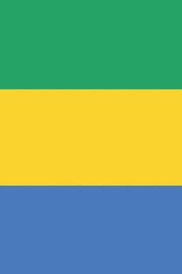 Book cover for Gabon Flag Notebook - Gabonese Flag Book - Gabon Travel Journal