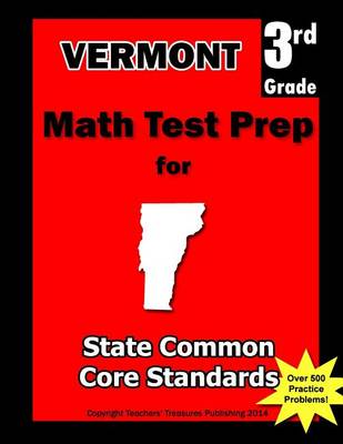 Book cover for Vermont 3rd Grade Math Test Prep