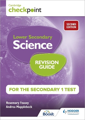 Book cover for Cambridge Checkpoint Lower Secondary Science Revision Guide for the Secondary 1 Test 2nd edition