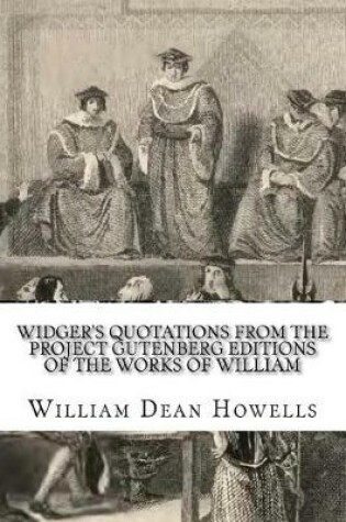 Cover of Widger's Quotations from the Project Gutenberg Editions of the Works of William