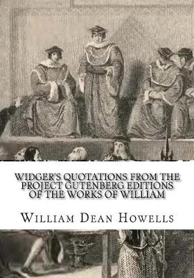 Book cover for Widger's Quotations from the Project Gutenberg Editions of the Works of William