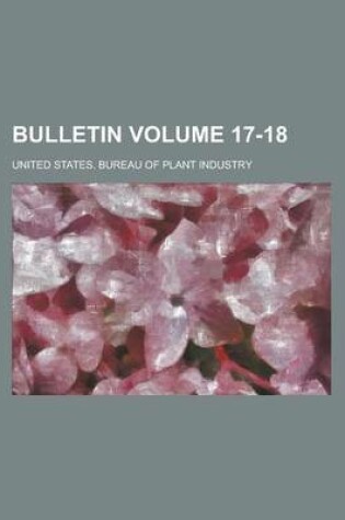 Cover of Bulletin Volume 17-18