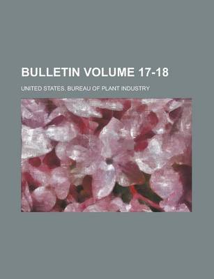 Book cover for Bulletin Volume 17-18