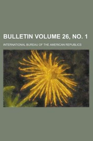 Cover of Bulletin Volume 26, No. 1